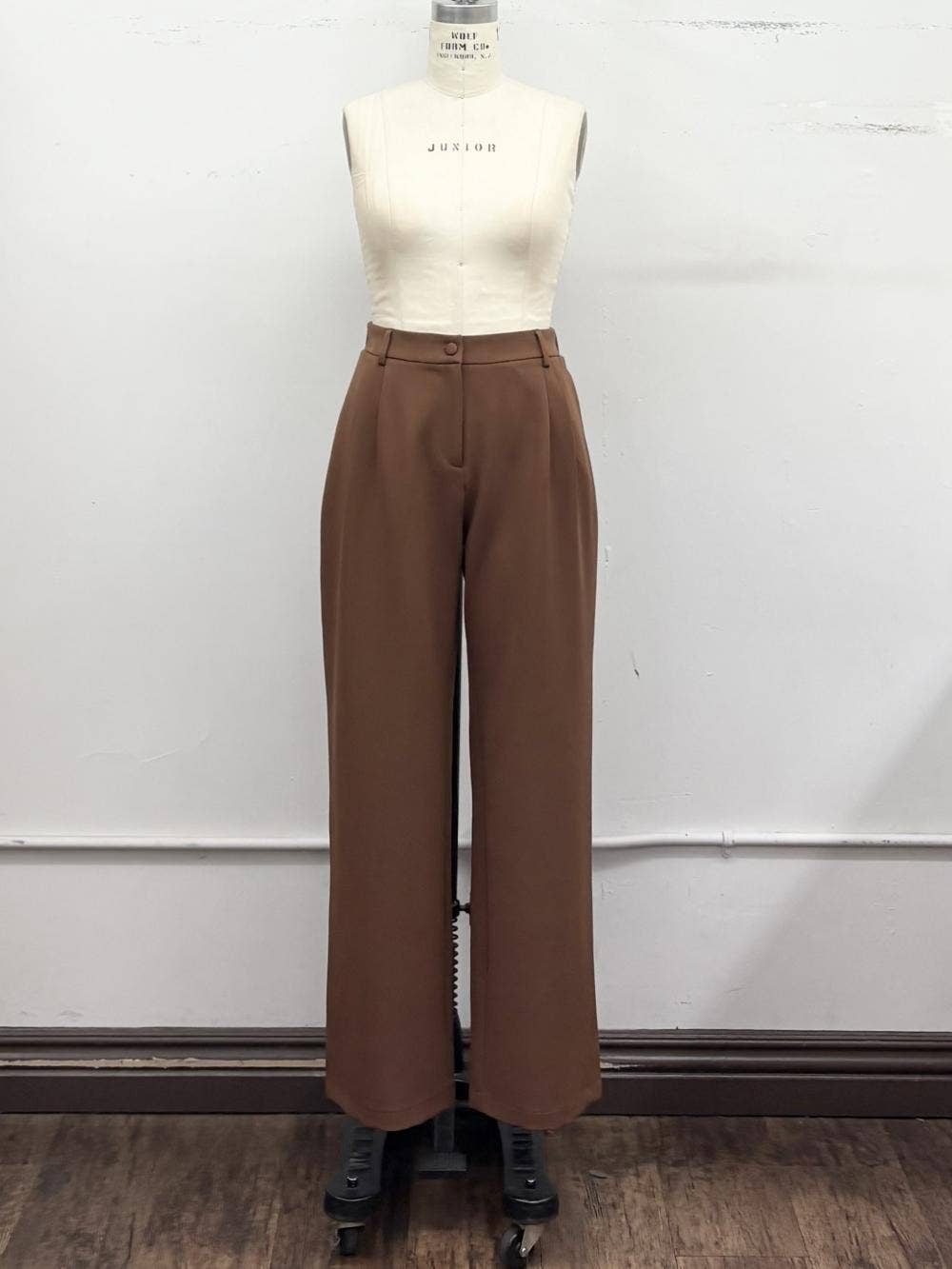 Tailored Wide Leg Pants