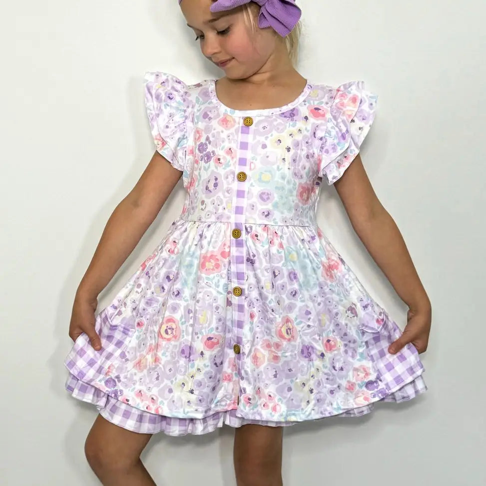 Orchid Petals Dress