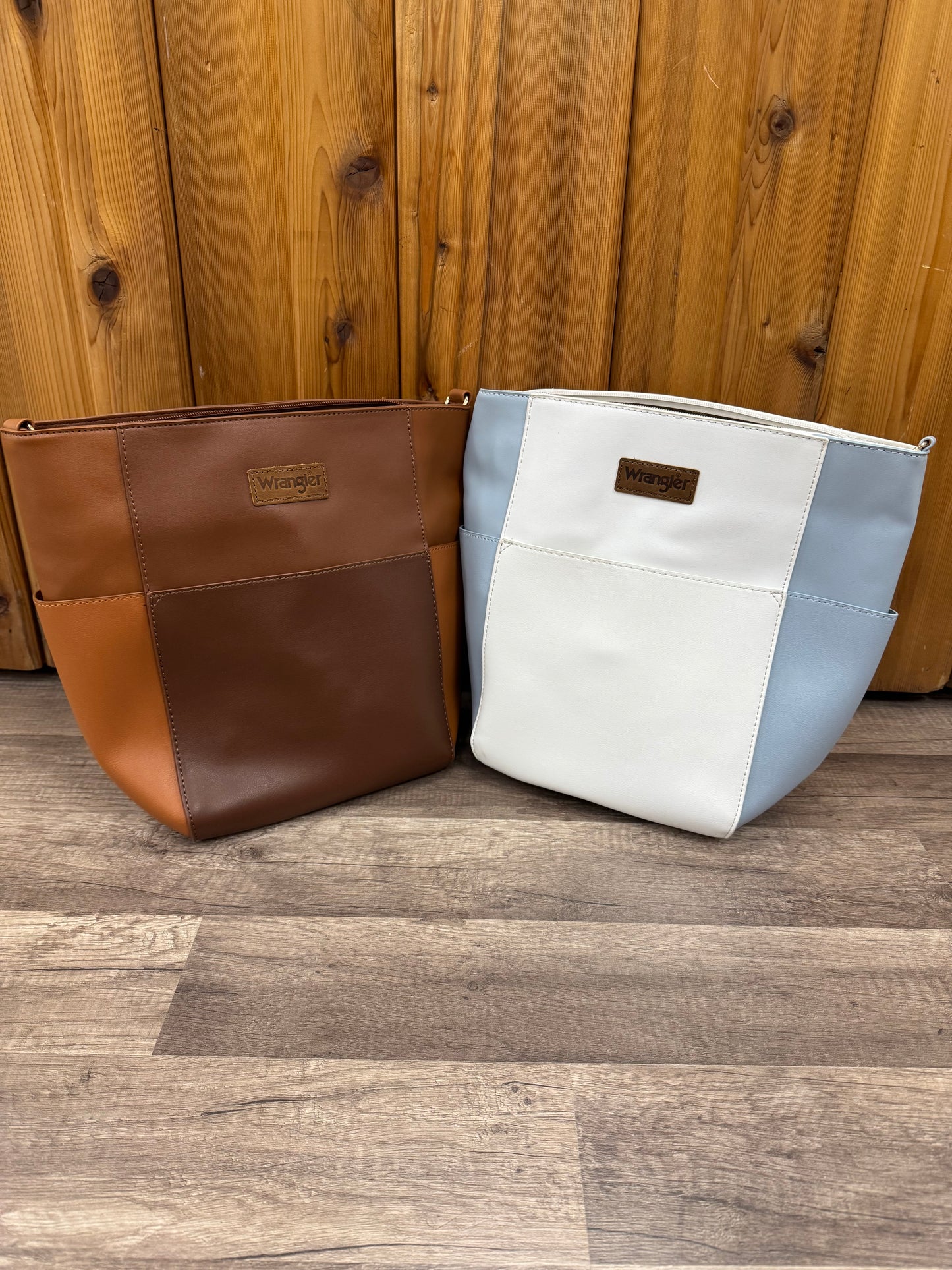 Wrangler Colorblock Tote Bags