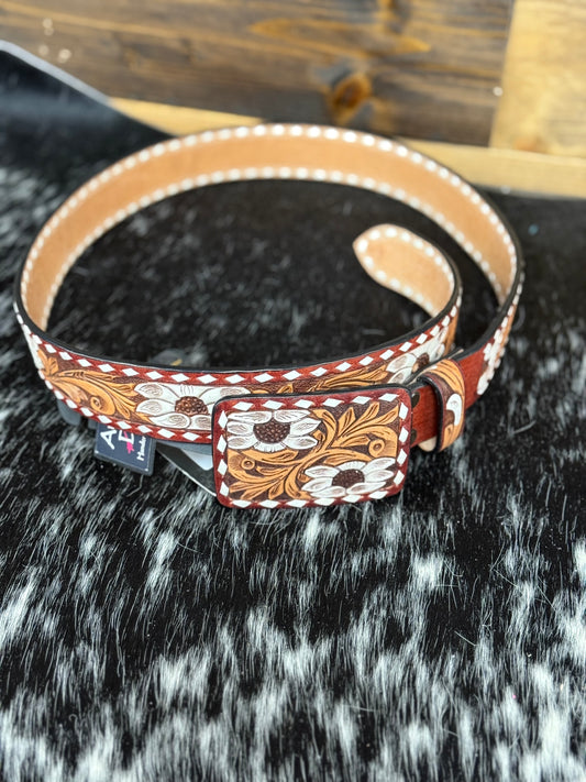 Hand Tooled Leather Belts