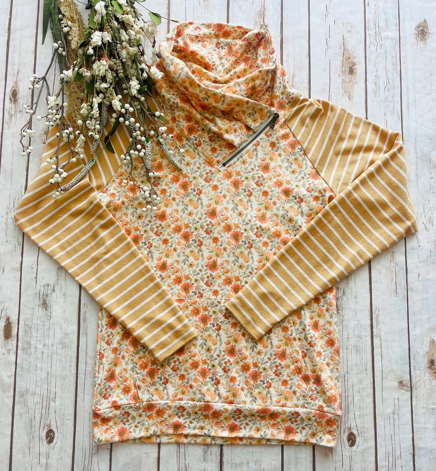 Mustard Fall Mix hoodie