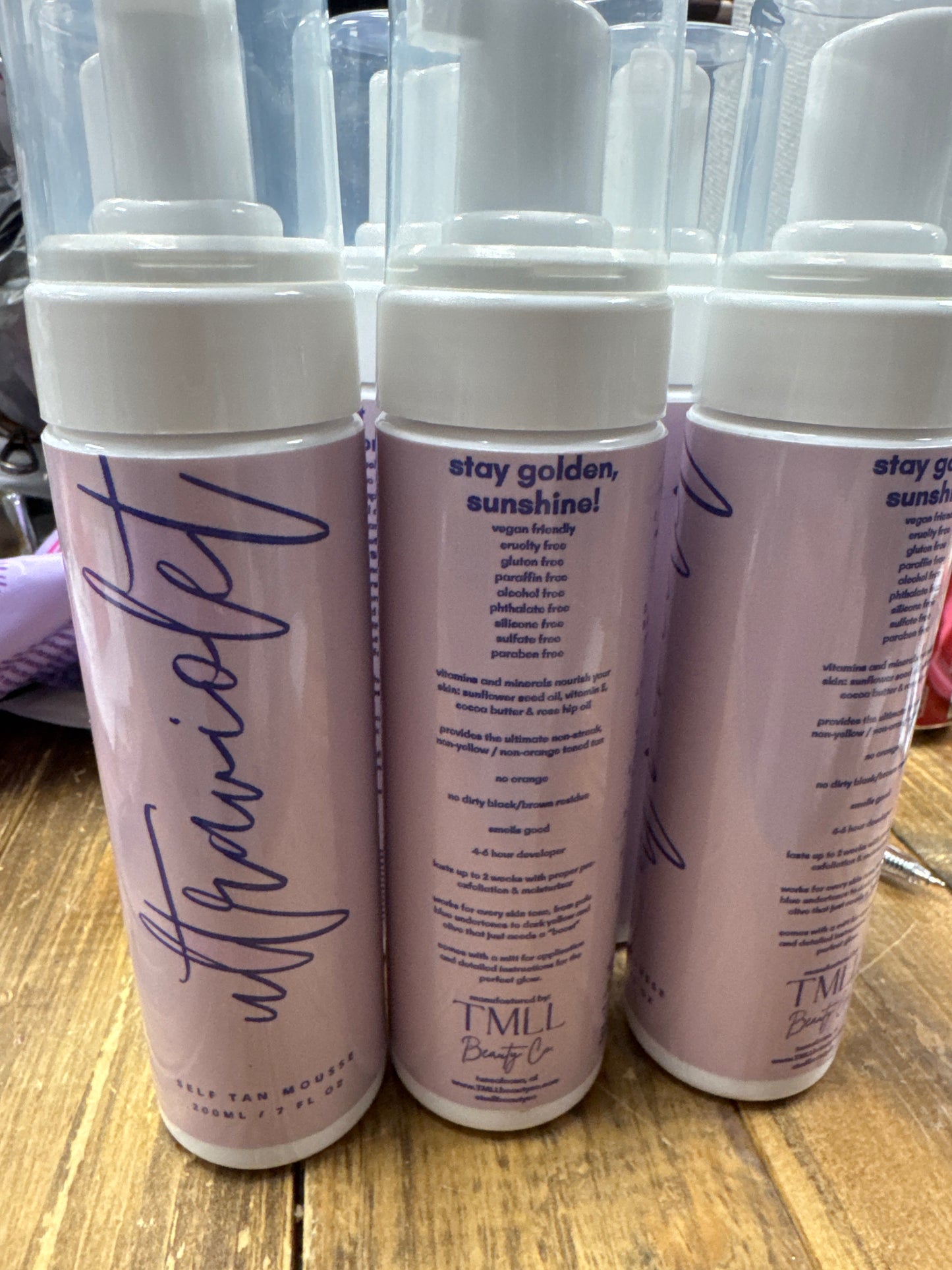 Ultra violet self tanner