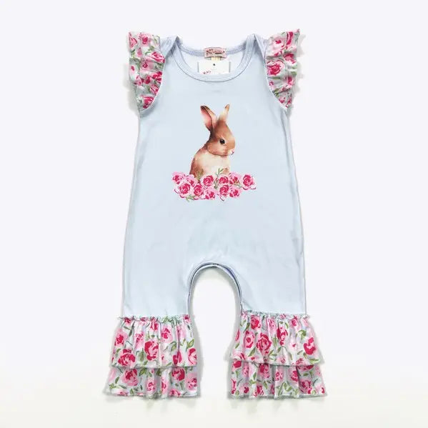 Rosette Rabbit Romper