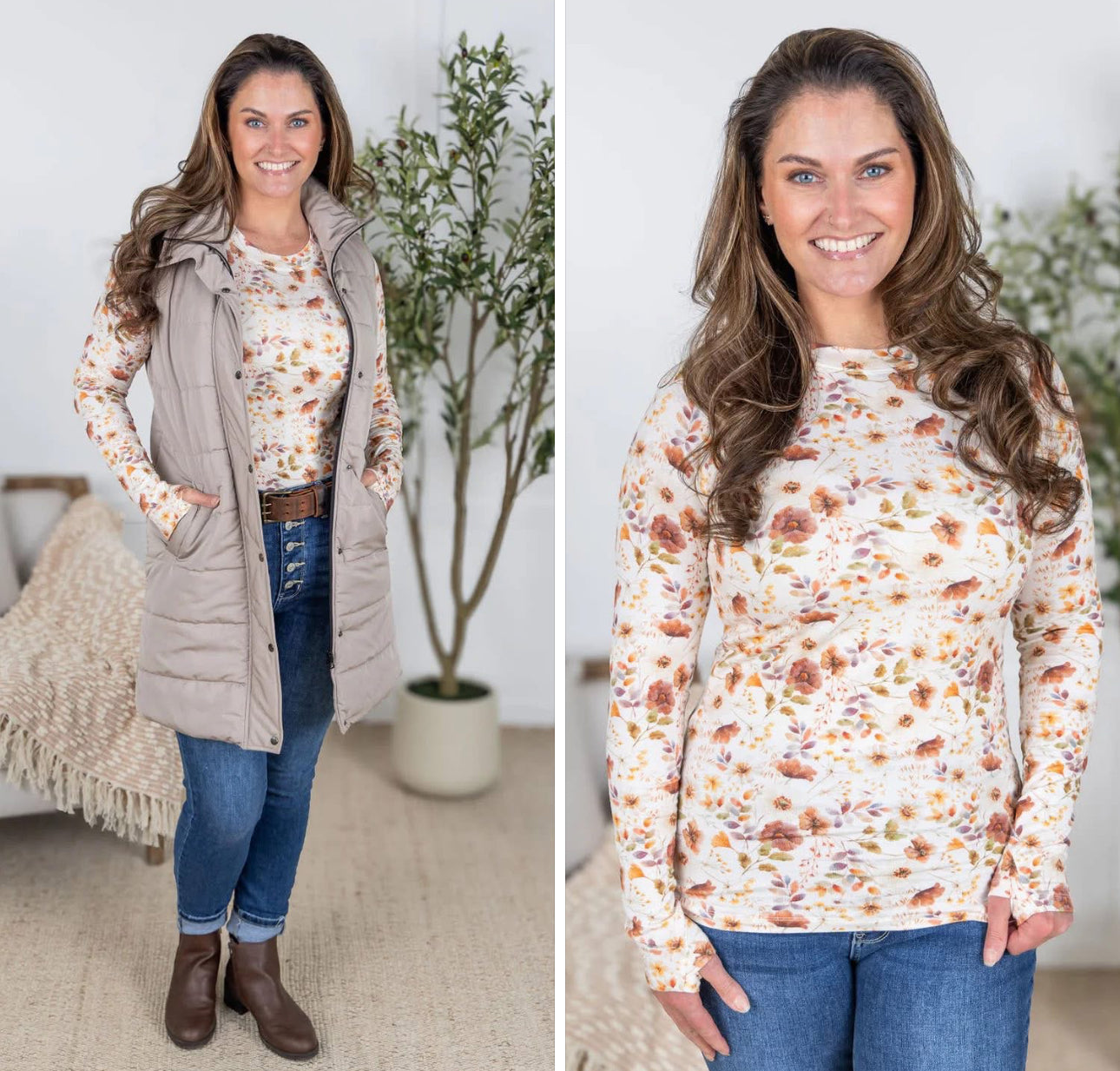 Harvest Charm Floral top