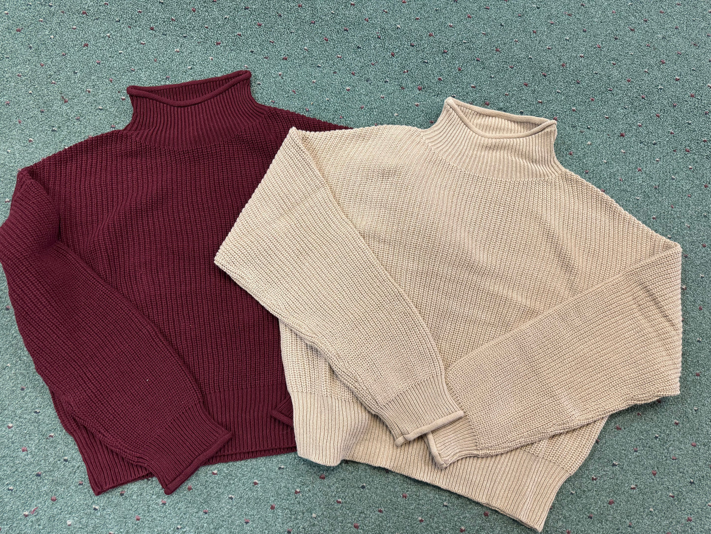 Mock neck sweater