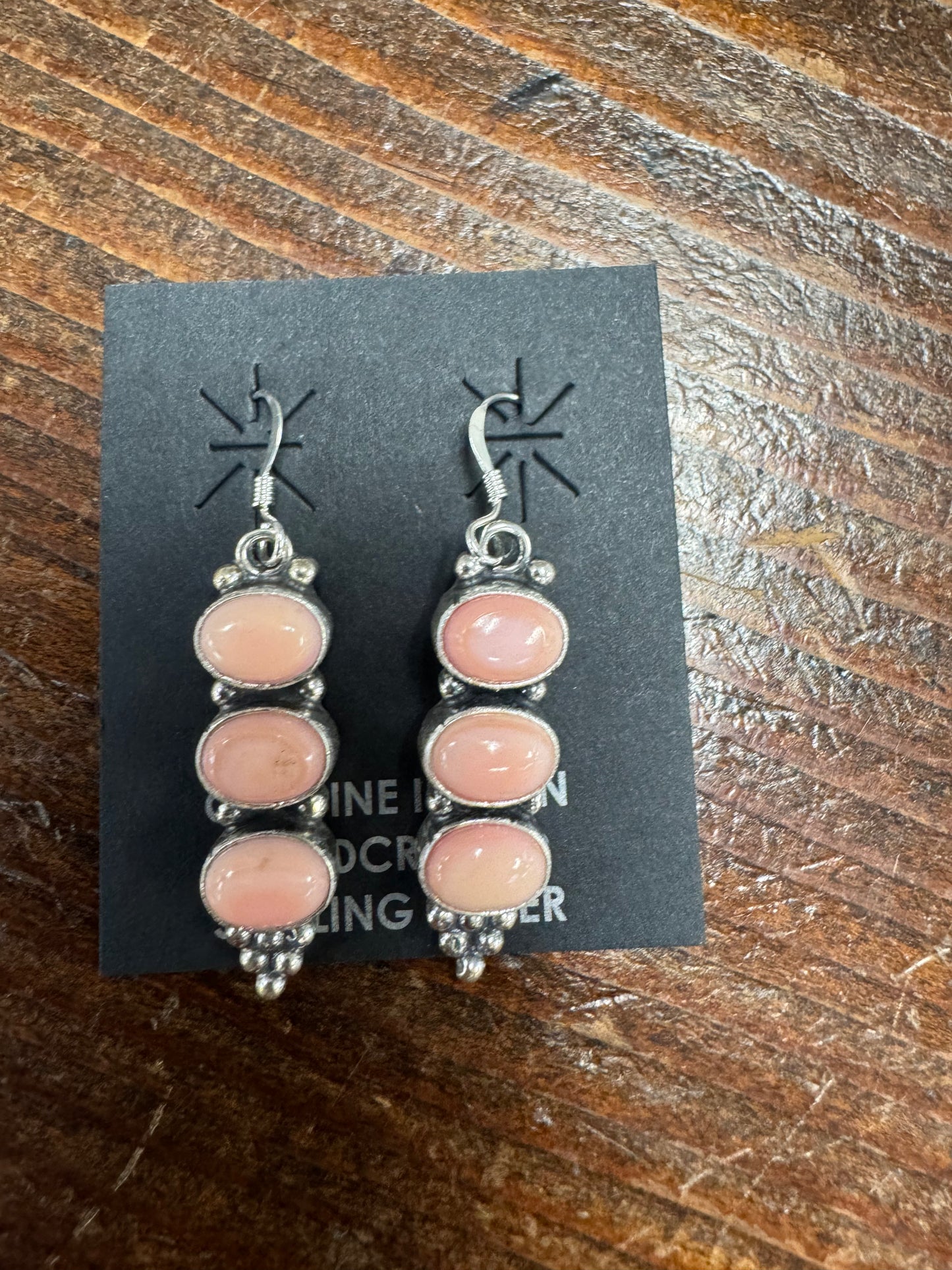 Pink Conch earrings