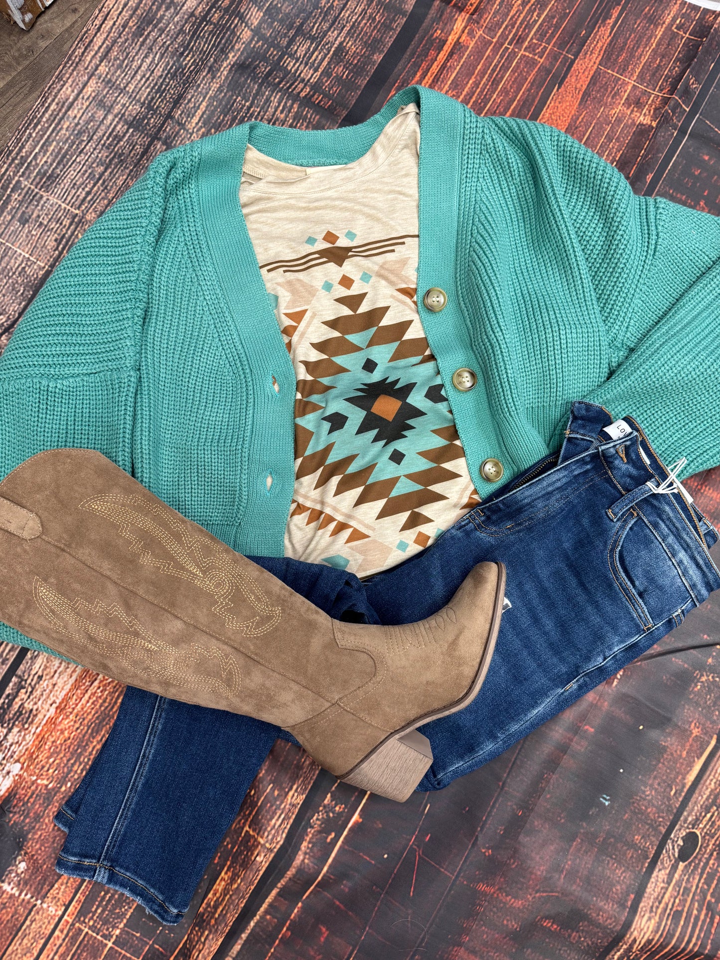 Barb Aztec Top