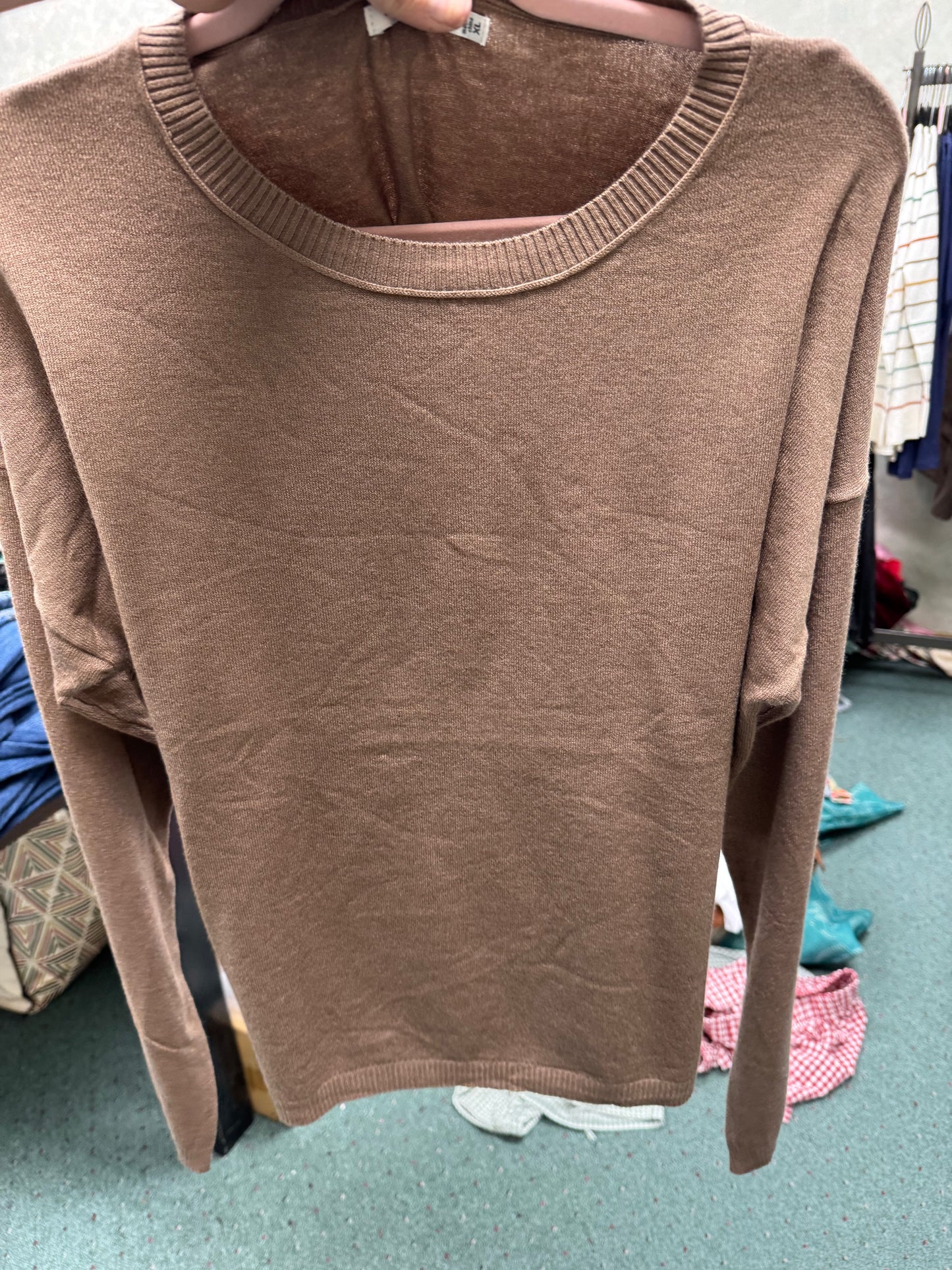 Basic taupe sweater