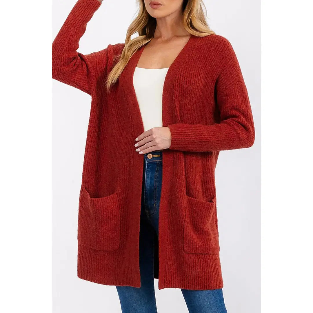Rust Cardigan