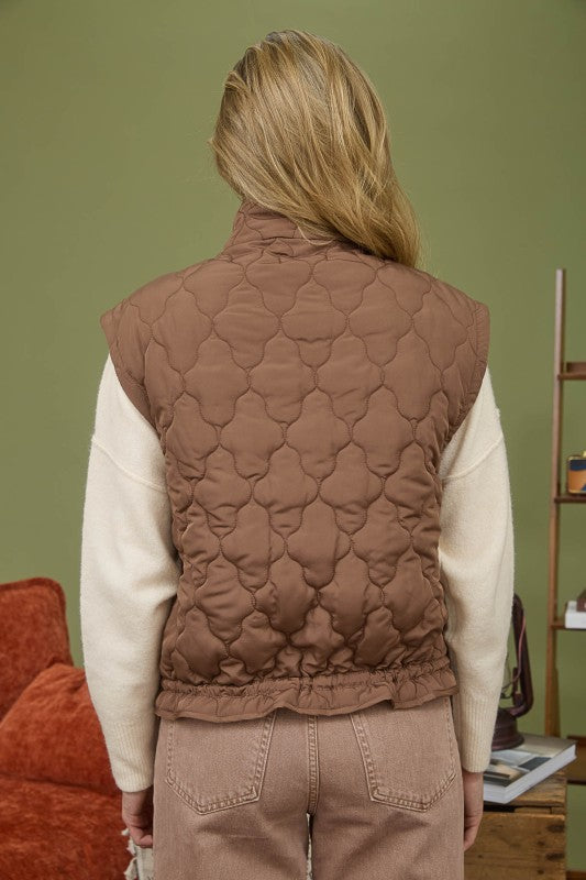 Quilted puffer Vest