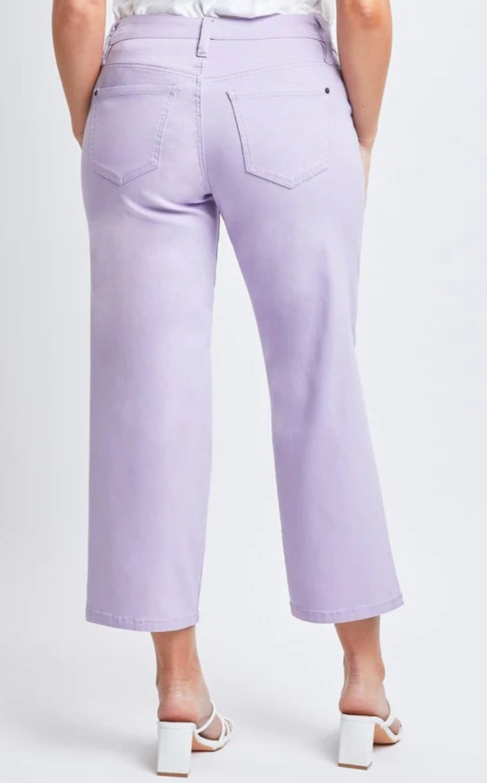 YMI Wide Leg Crop Jeans