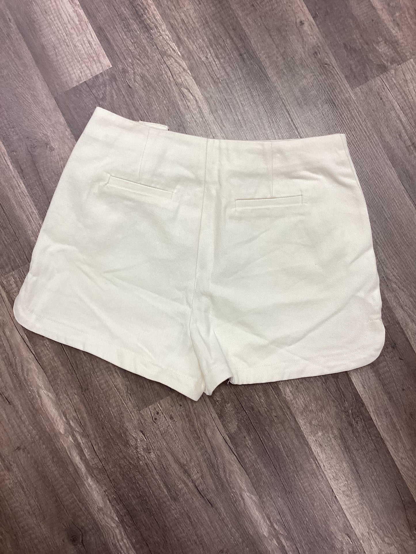 Oatmeal Button Shorts
