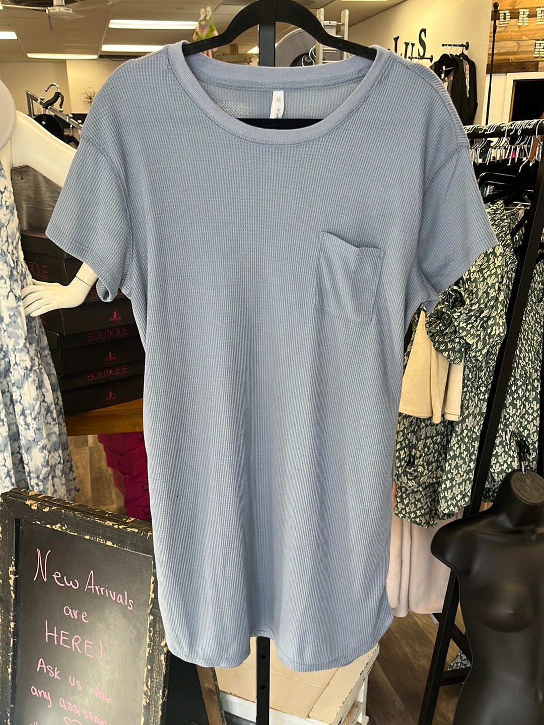 Slate Blue Dress