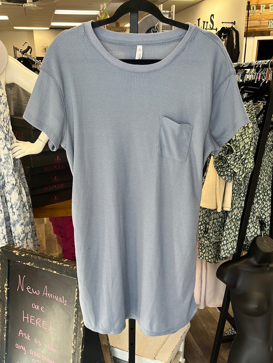 Slate Blue Dress