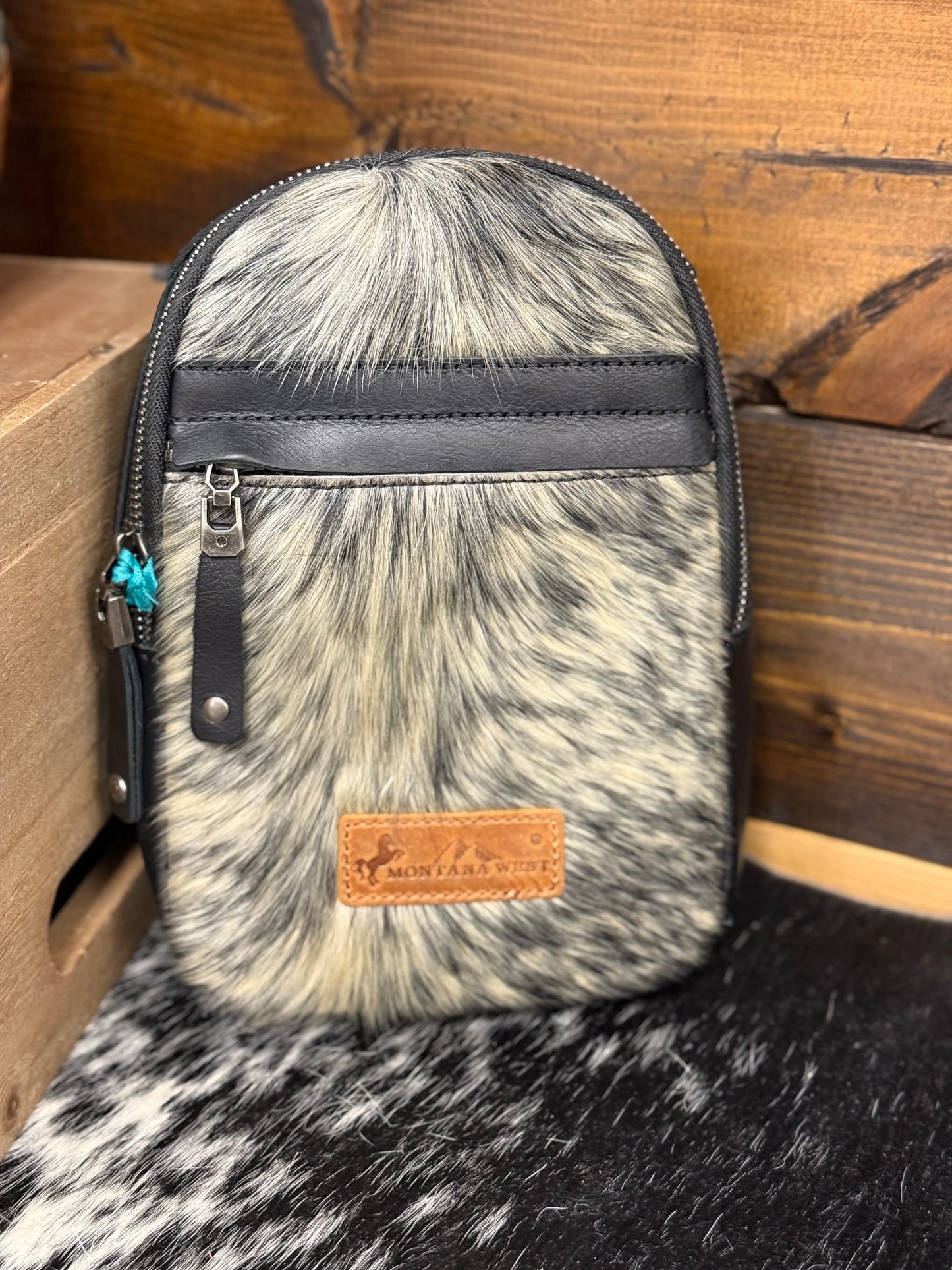 Cowhide Convertible Sling