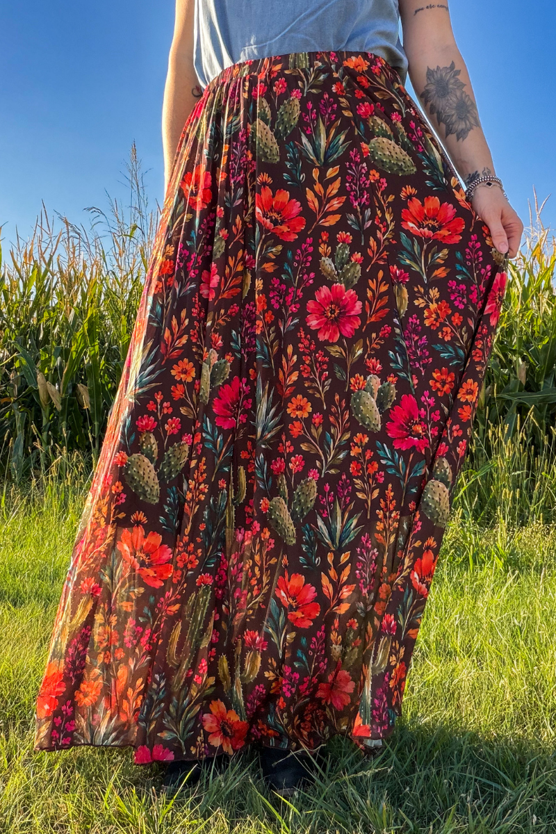 Rodeo Garden Maxi Skirt