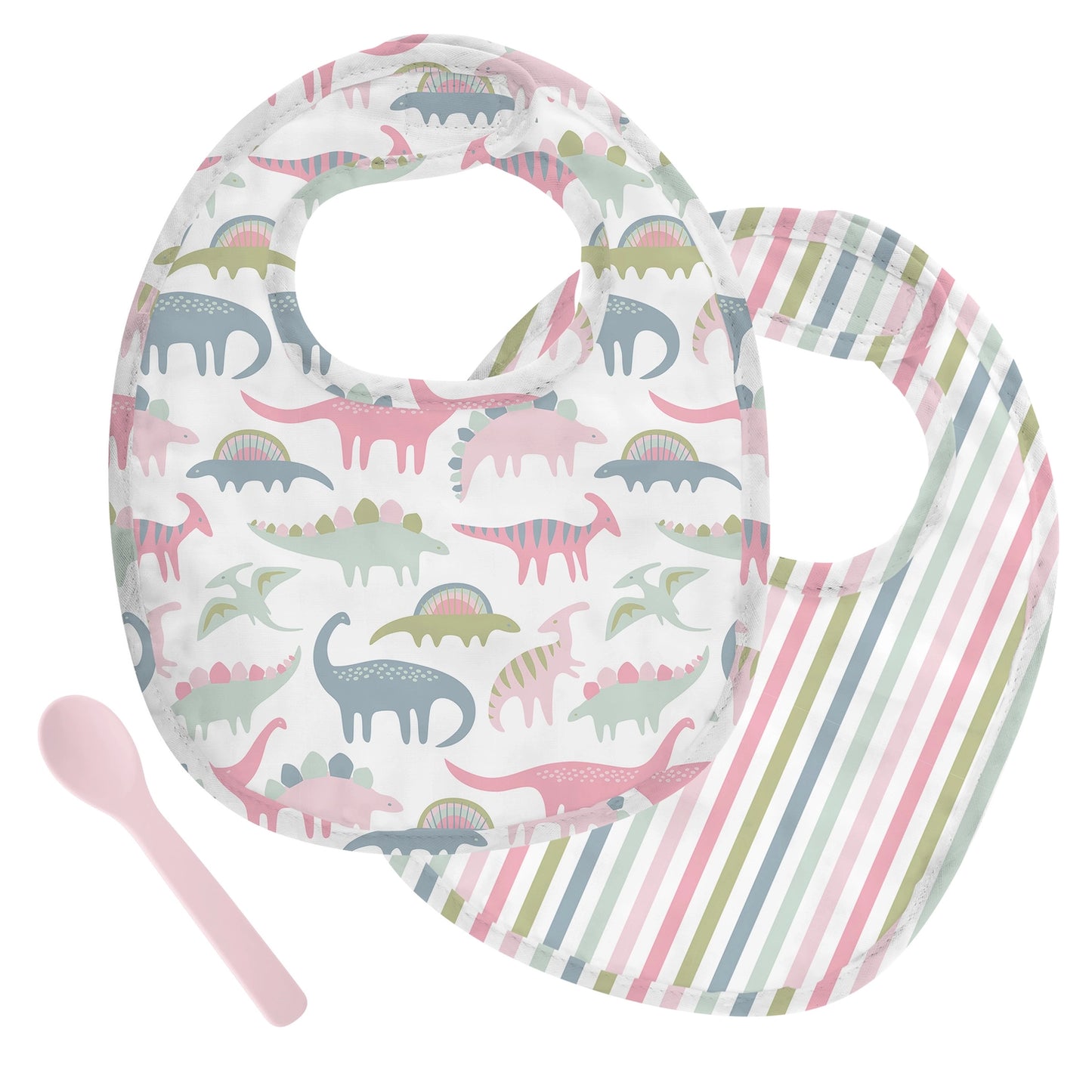 Muslin Bib Set with Spoon
