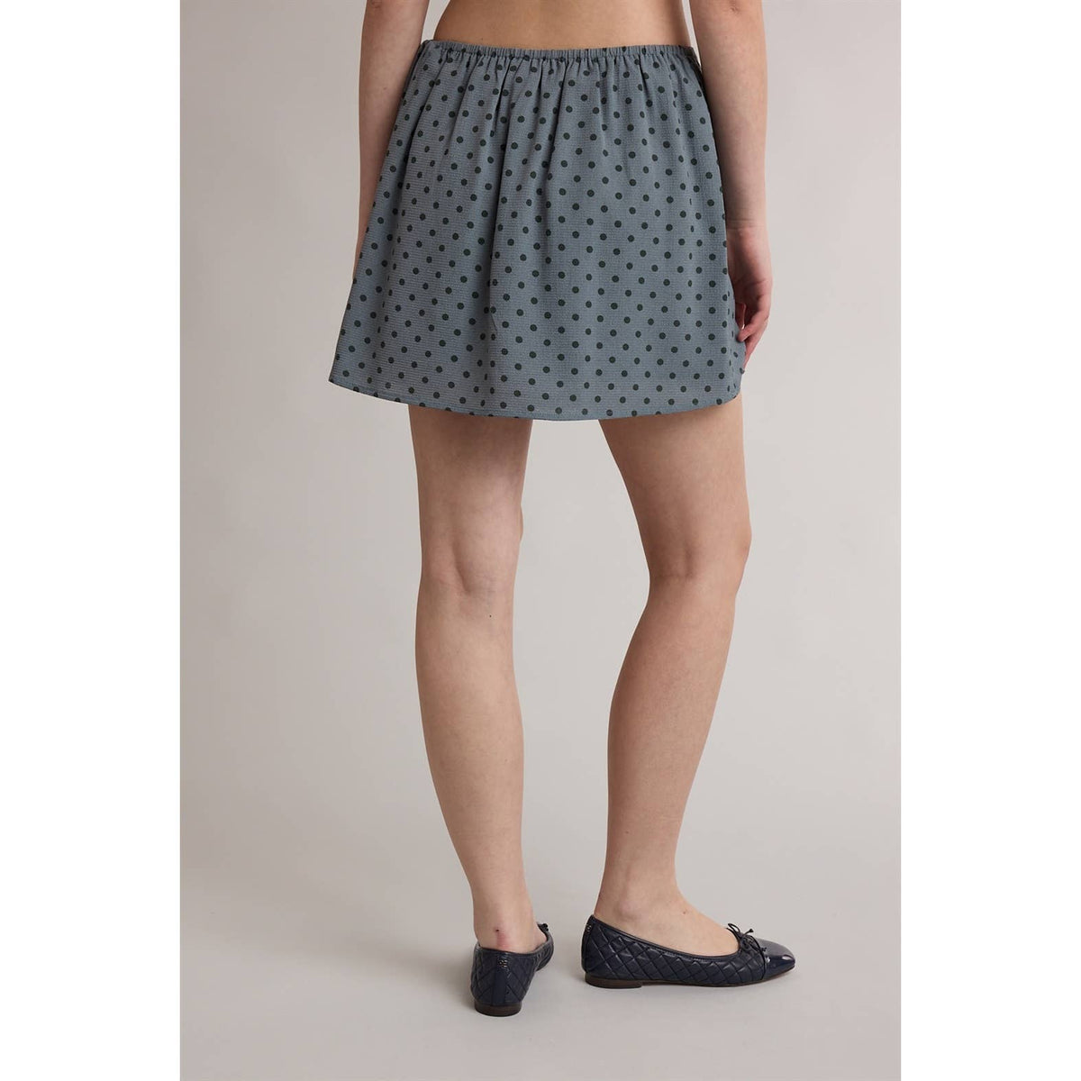 POLKA DOT MINI A LINE SKIRT