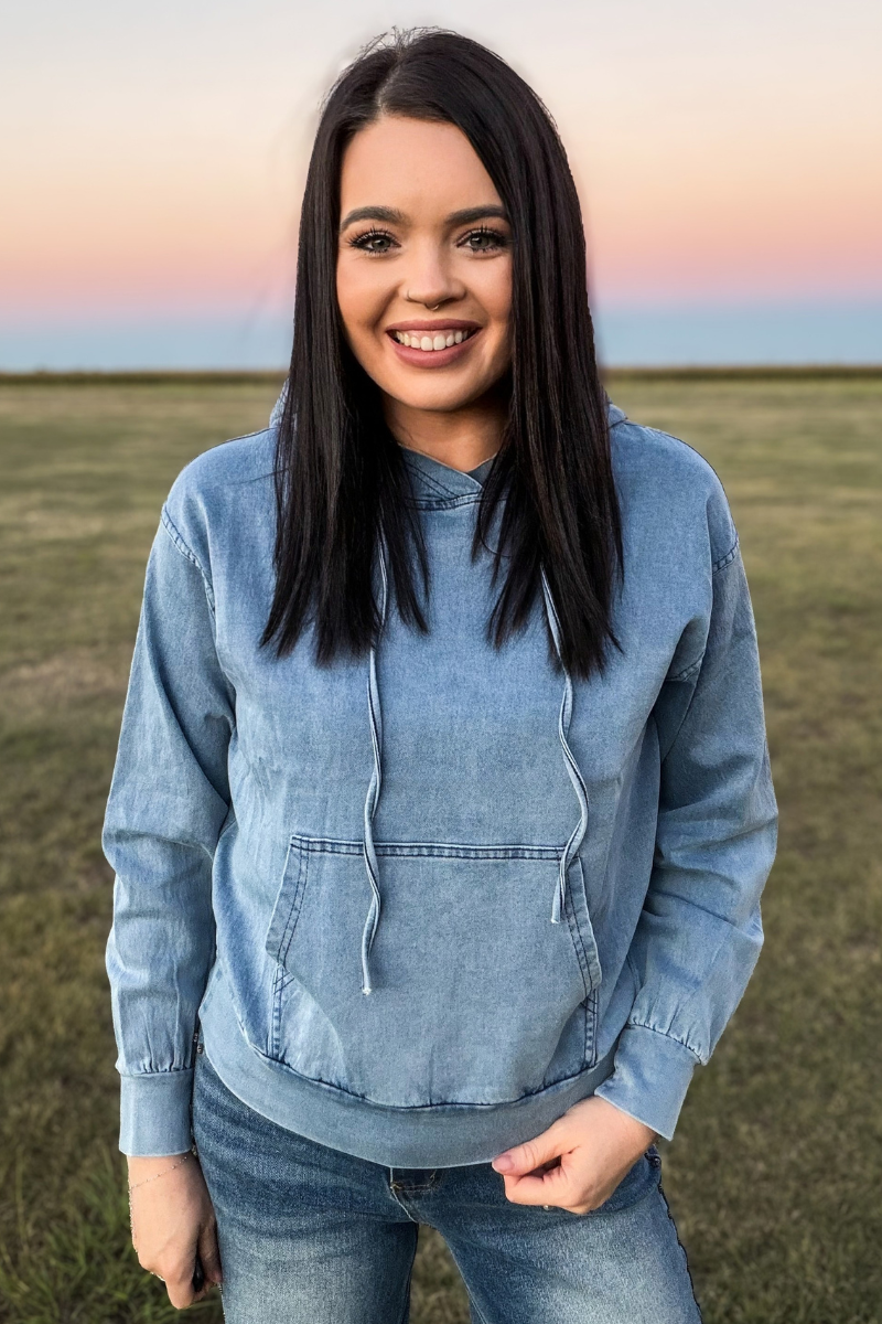 Denim Darling Hoodie