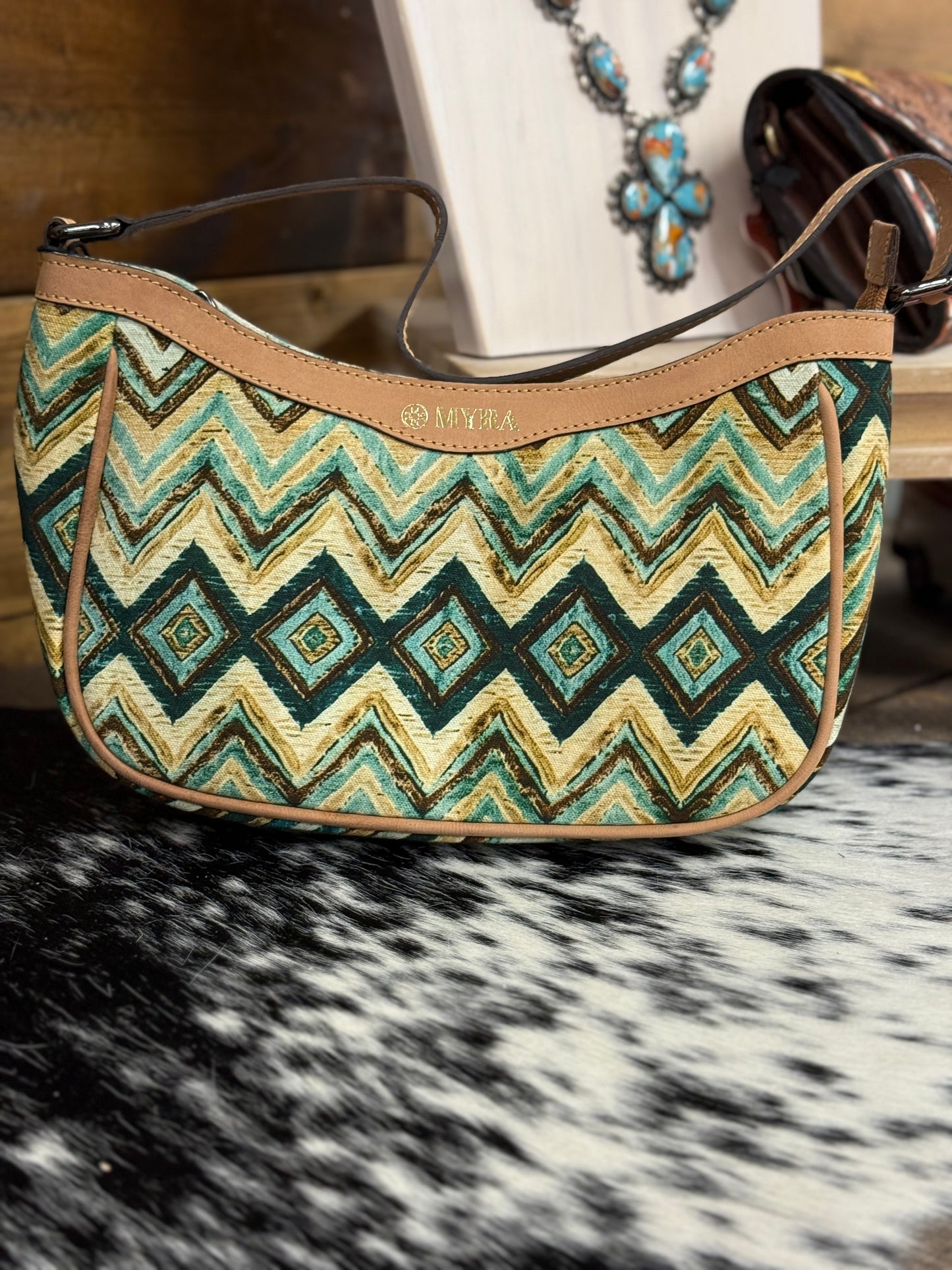 Harvest Chevron Handbag