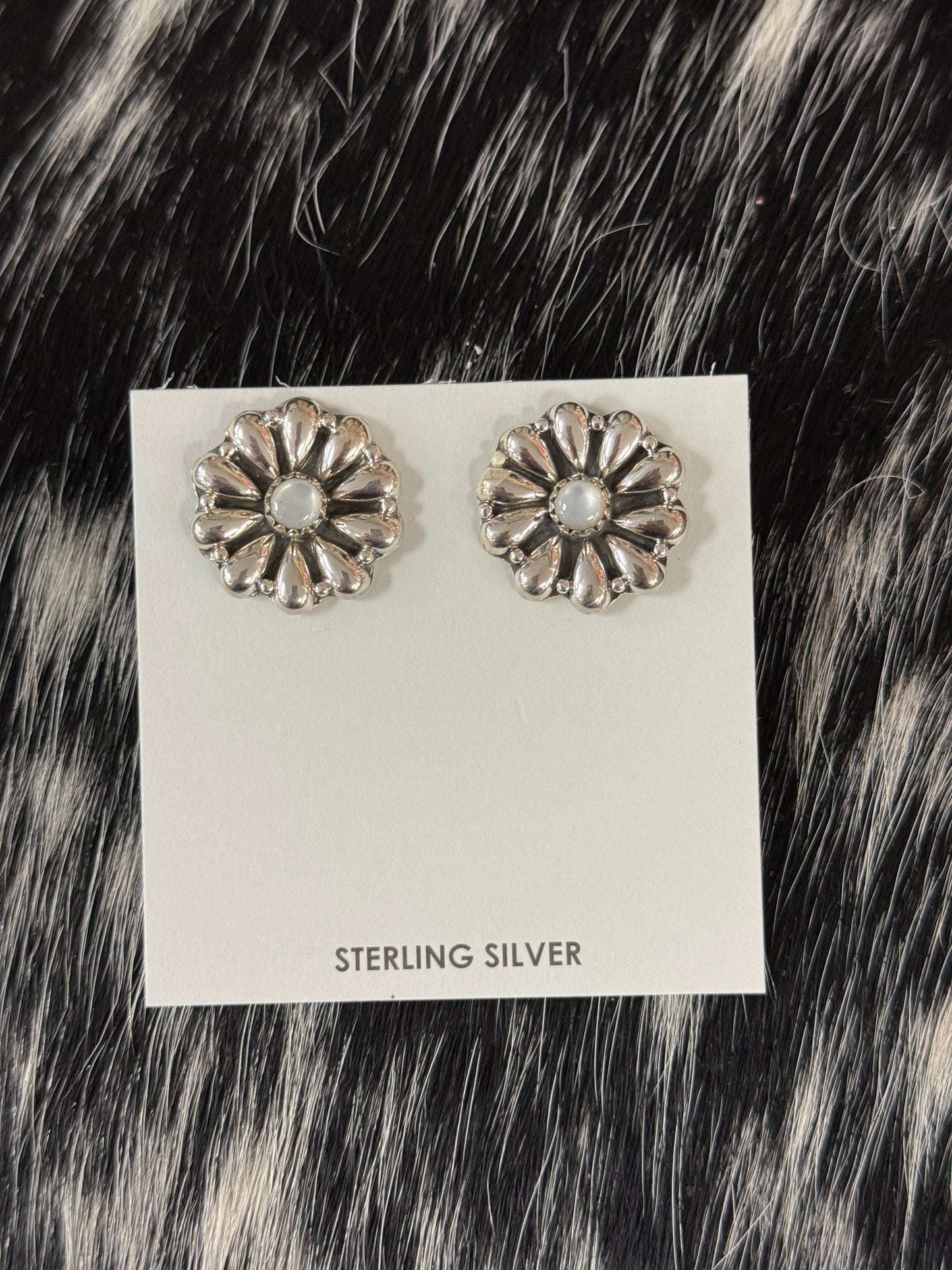 Pearl Flower Earrings