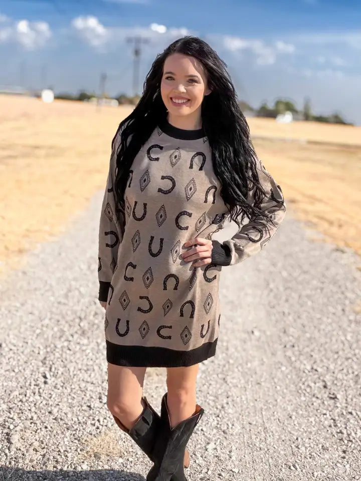 Wild Luck Sweater dress
