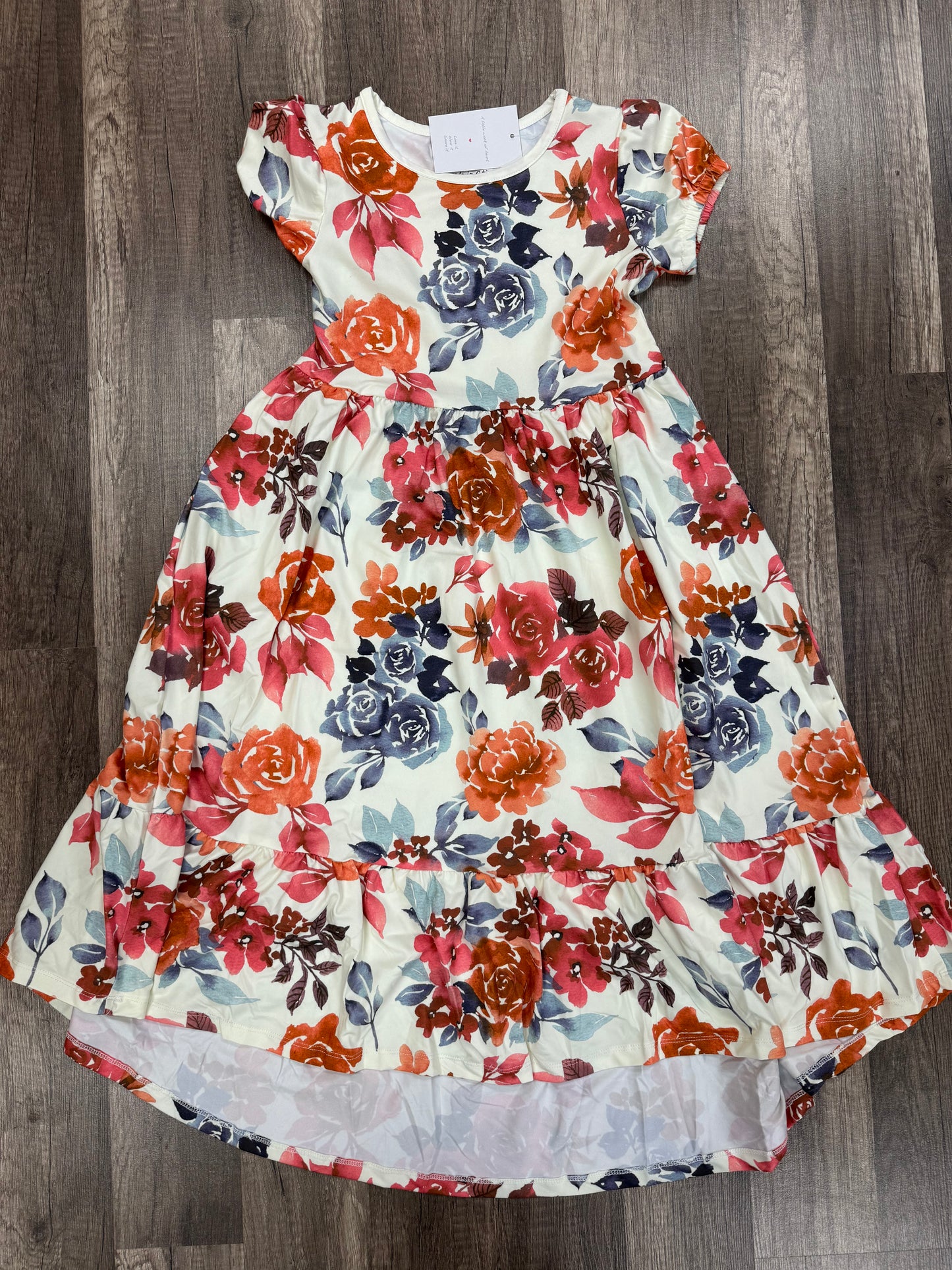 Golden Florals Dress