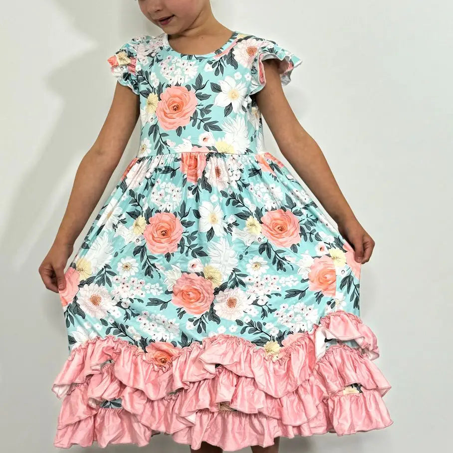 Peachy Petals Dress