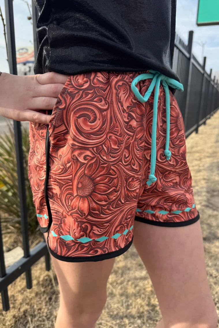 Mini Tooled Beauty Shorts
