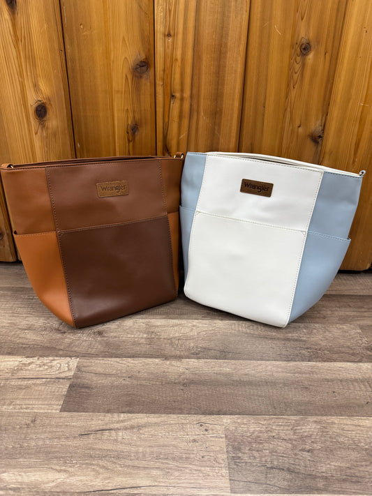 Wrangler Colorblock Tote Bags