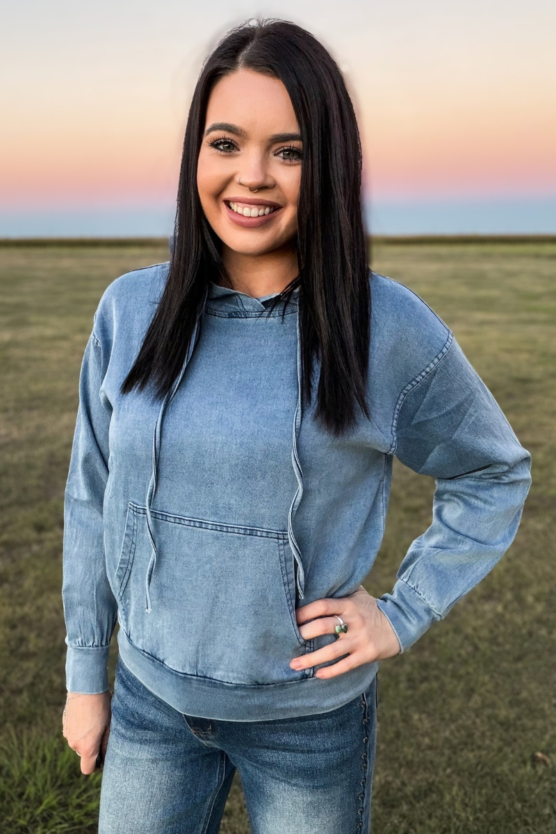 Denim Darling Hoodie