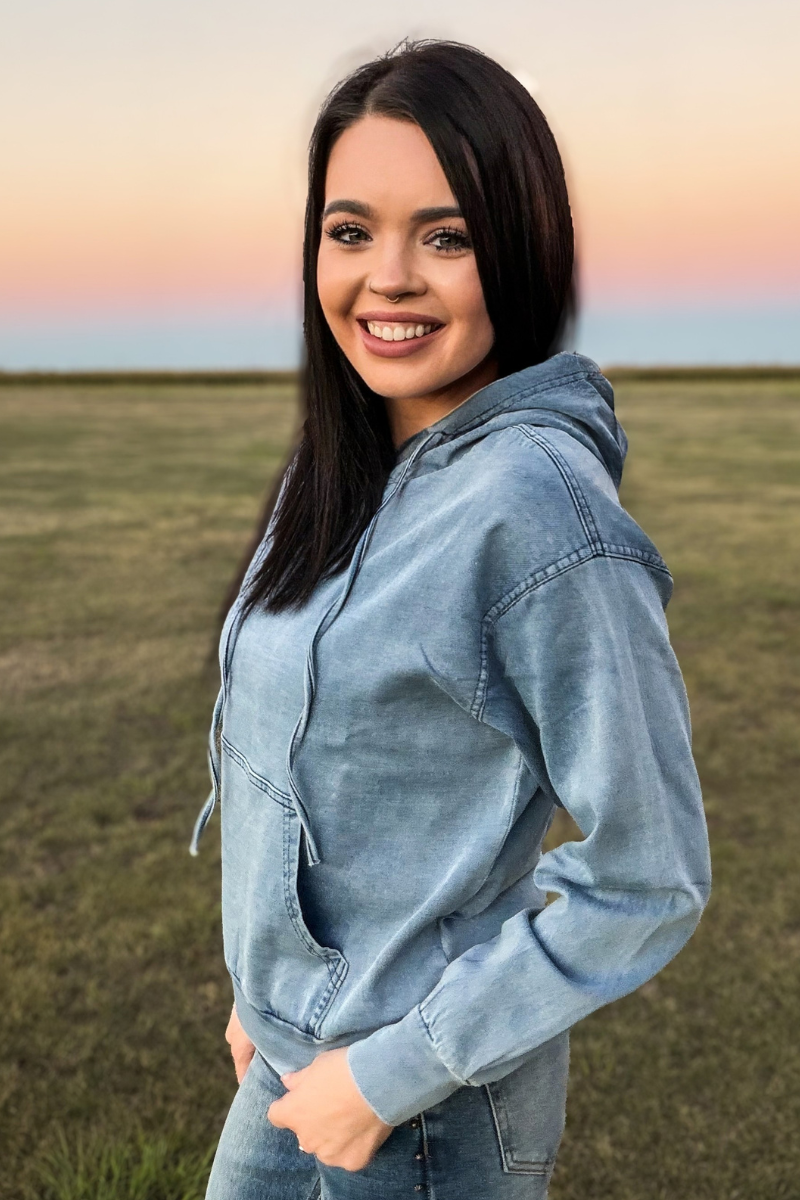 Denim Darling Hoodie