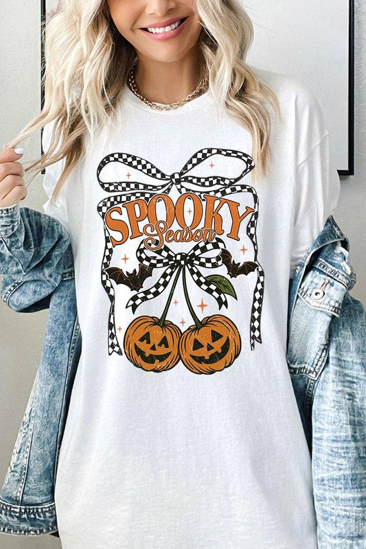 Pumpkin Cherries Graphic Heavy Cotton Tee