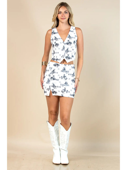 Elsa West rodeo skort