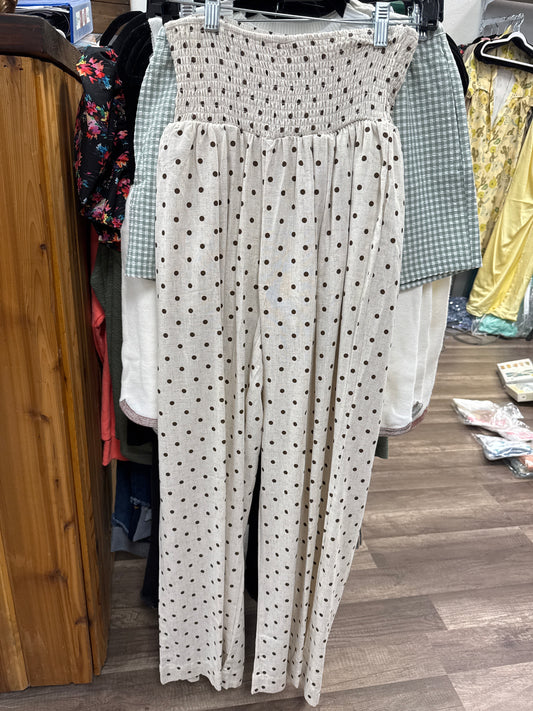 Polka dot pants