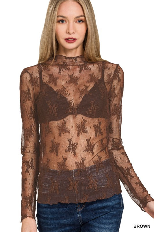 Ella Sheer Top