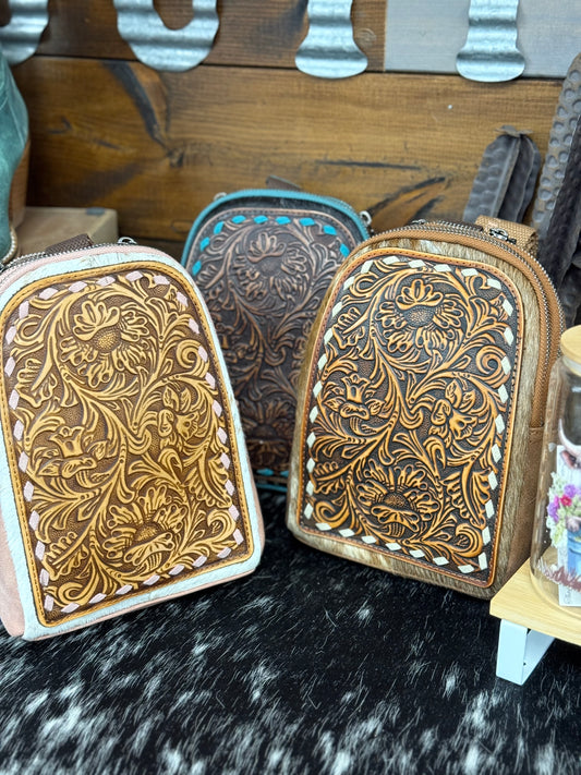West Floral Tooled Slings