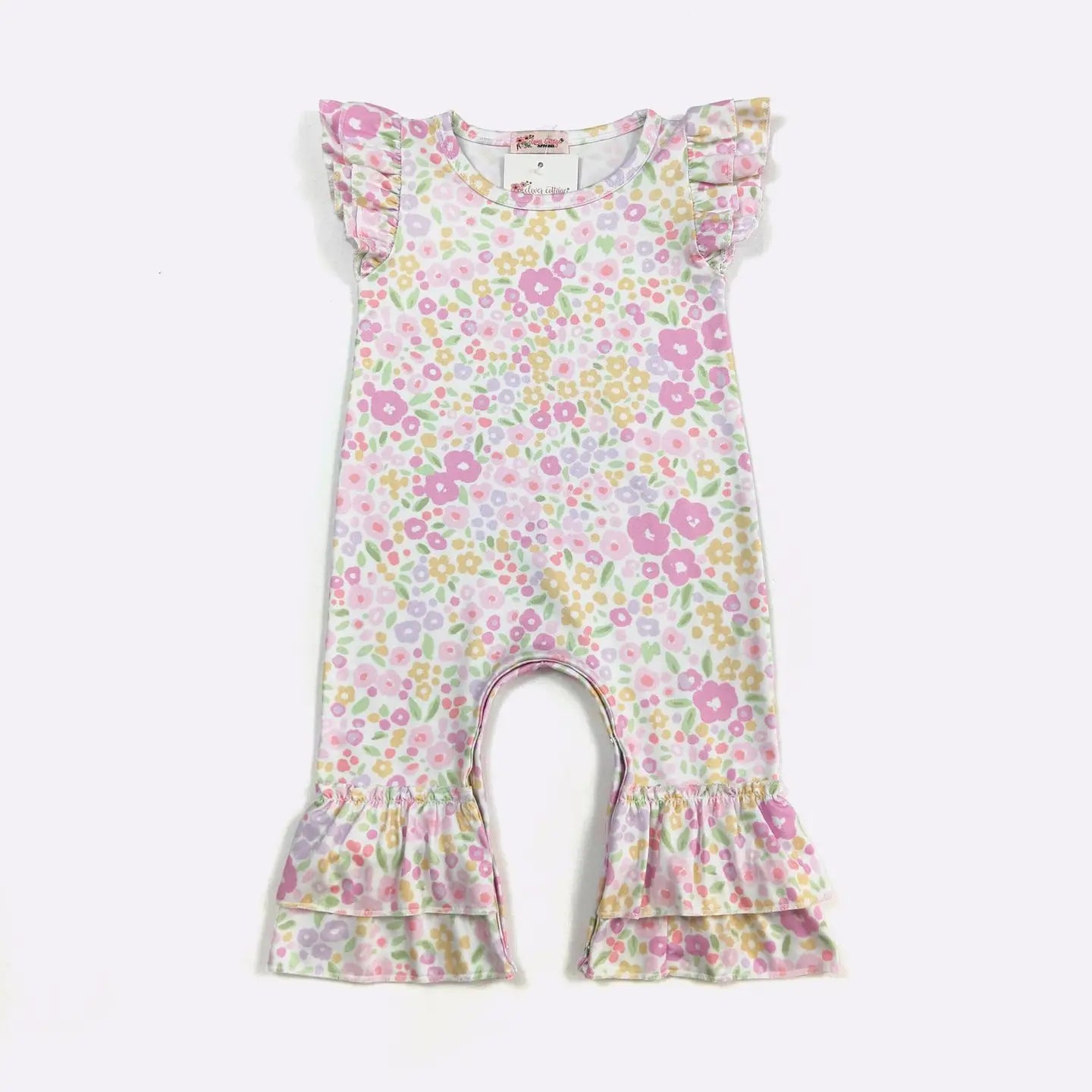 Bubblegum Foral Romper
