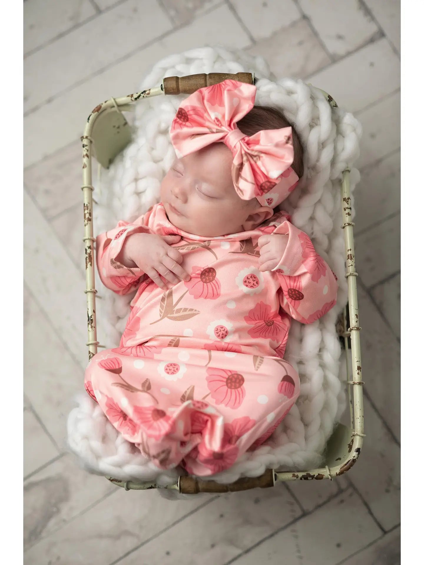 Baby Gown with Head Piece