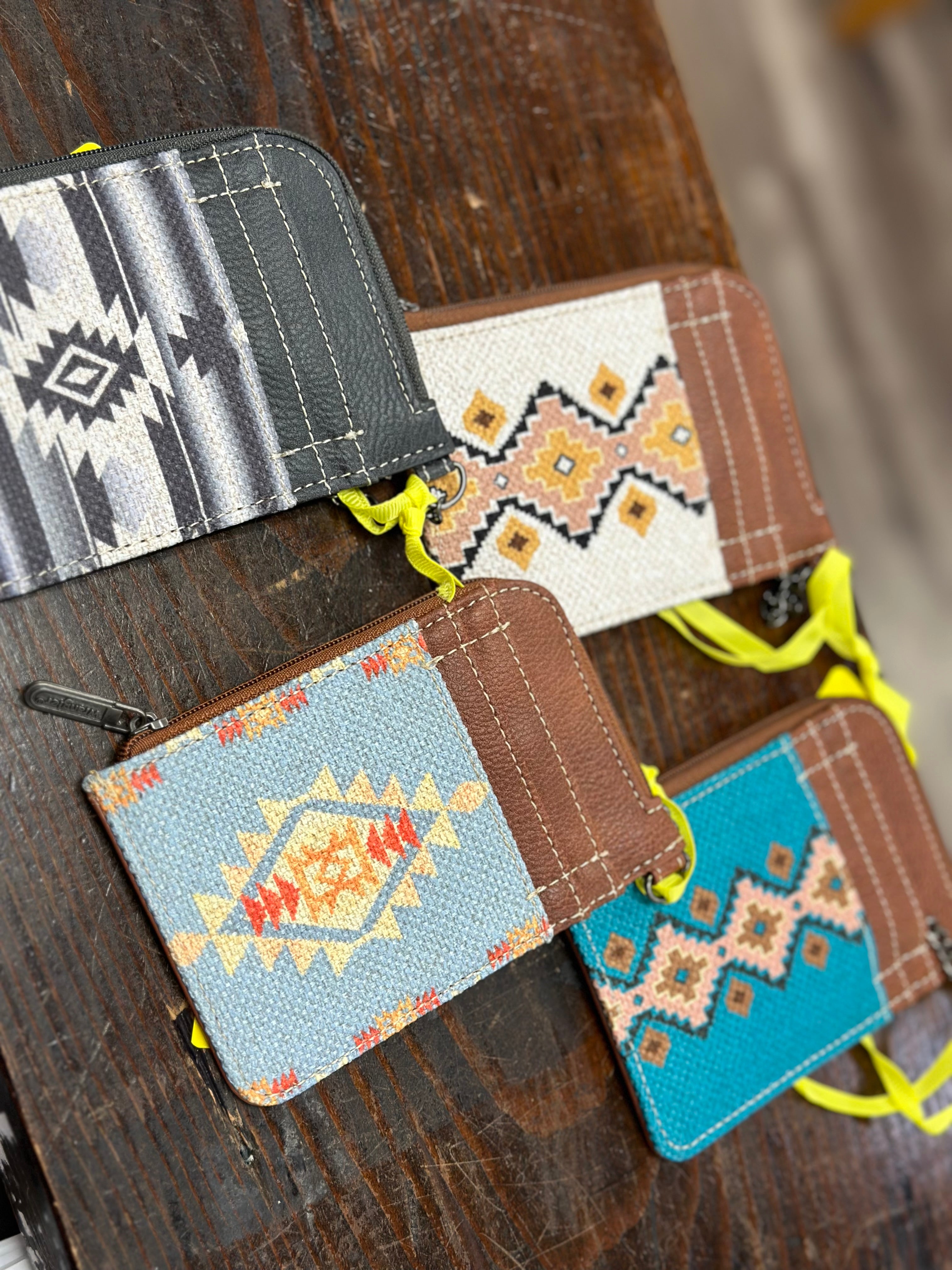Wrangler Aztec Card Holders – Montana Country Boutique