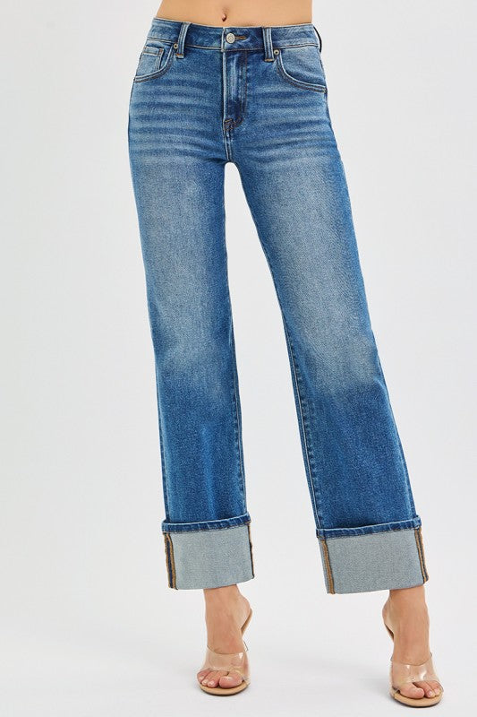 Hi rise  loose straight