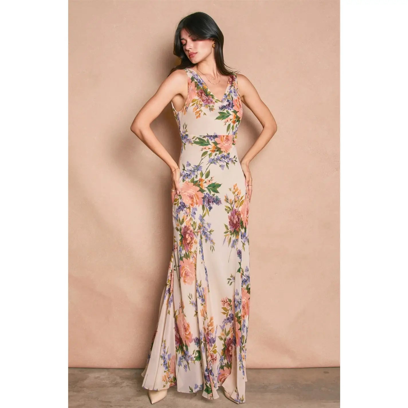 Soft floral dress