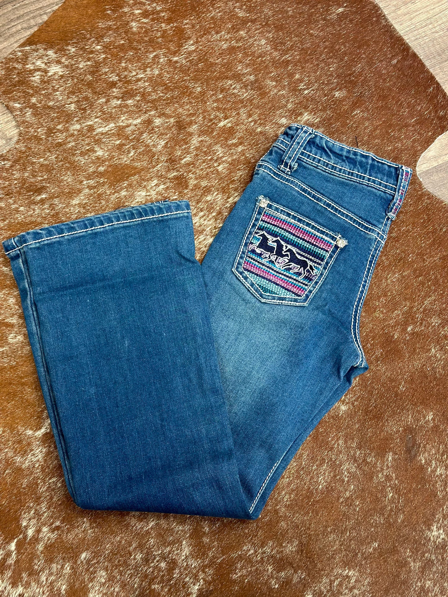 Serape Horse Jeans