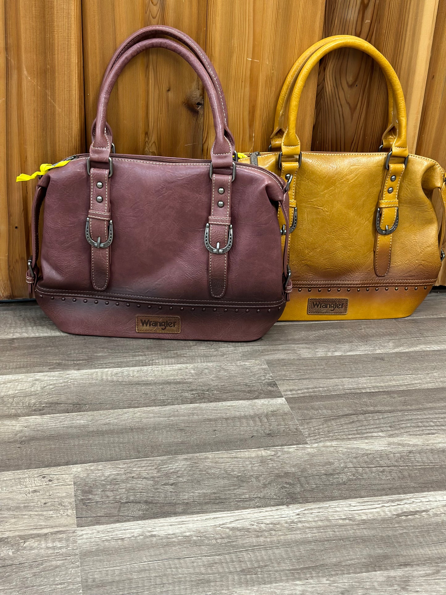 Buckle Barrel Satchel