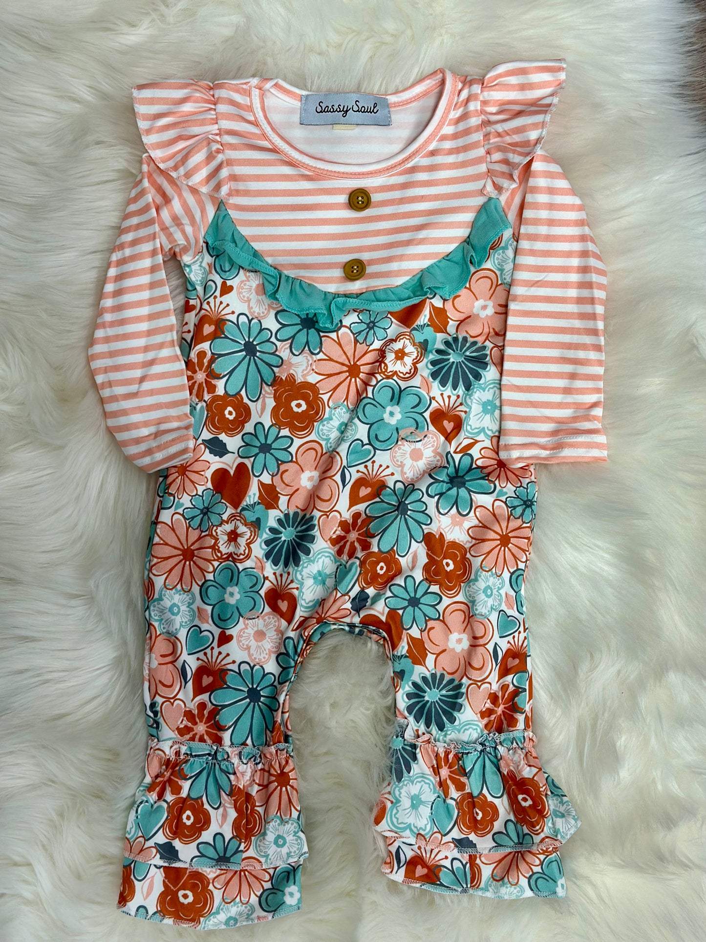 Polly Floral Romper