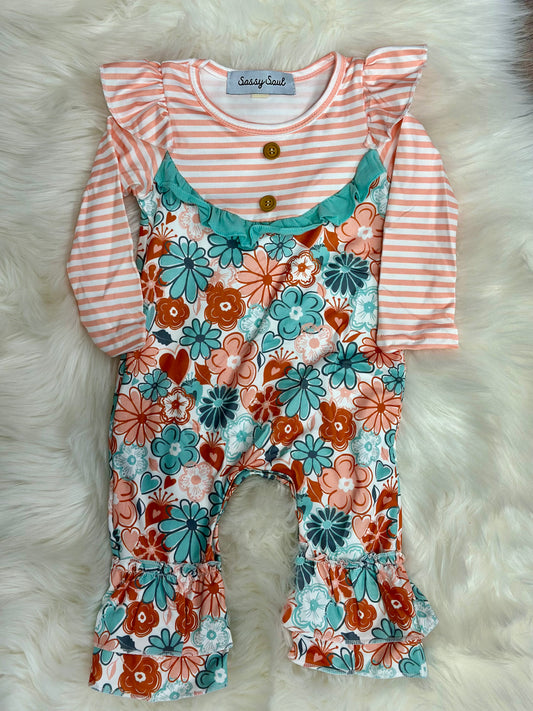 Polly Floral Romper