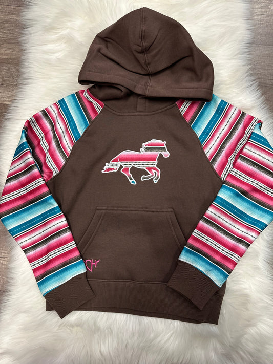 Chevron Horse Hoodie