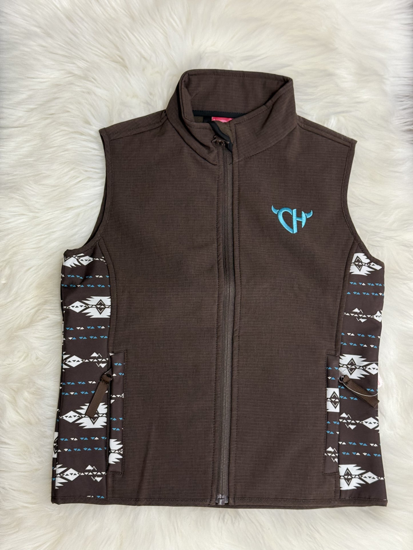 Chocolate Aztec Vest