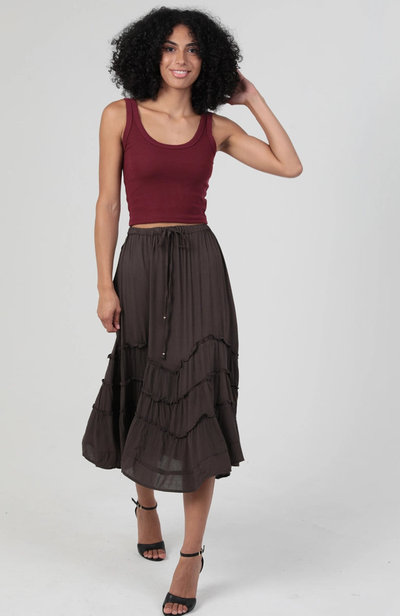 Brown skirt