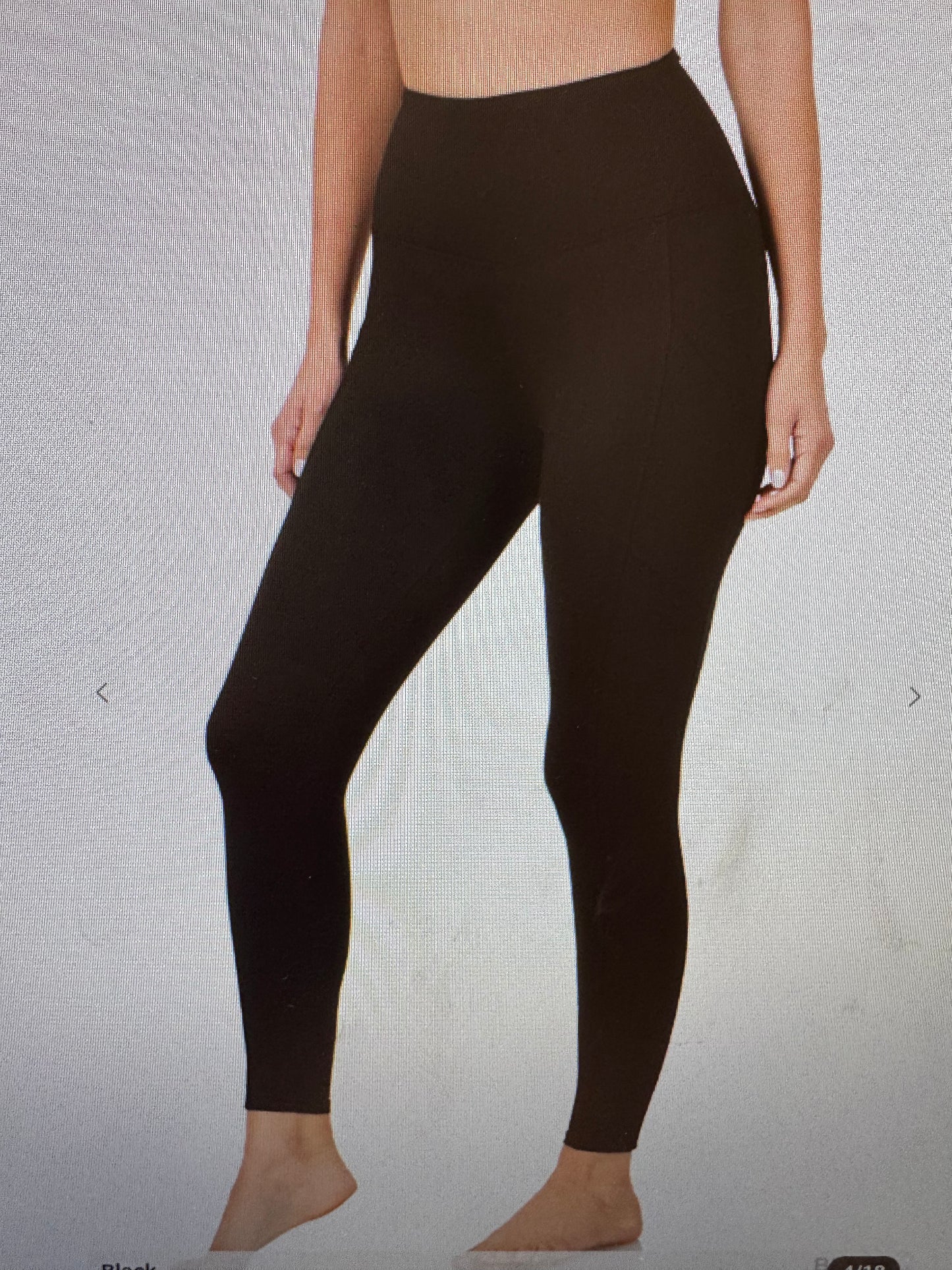 Brushed microfiber leggings